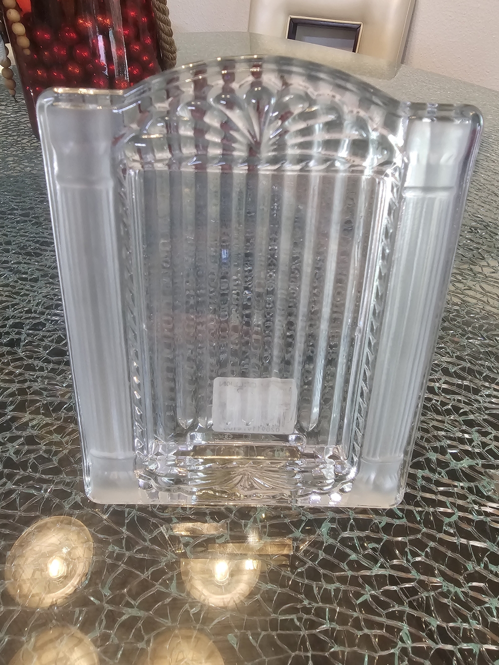 Mikasa Clear Frosted Glass Picture Frame